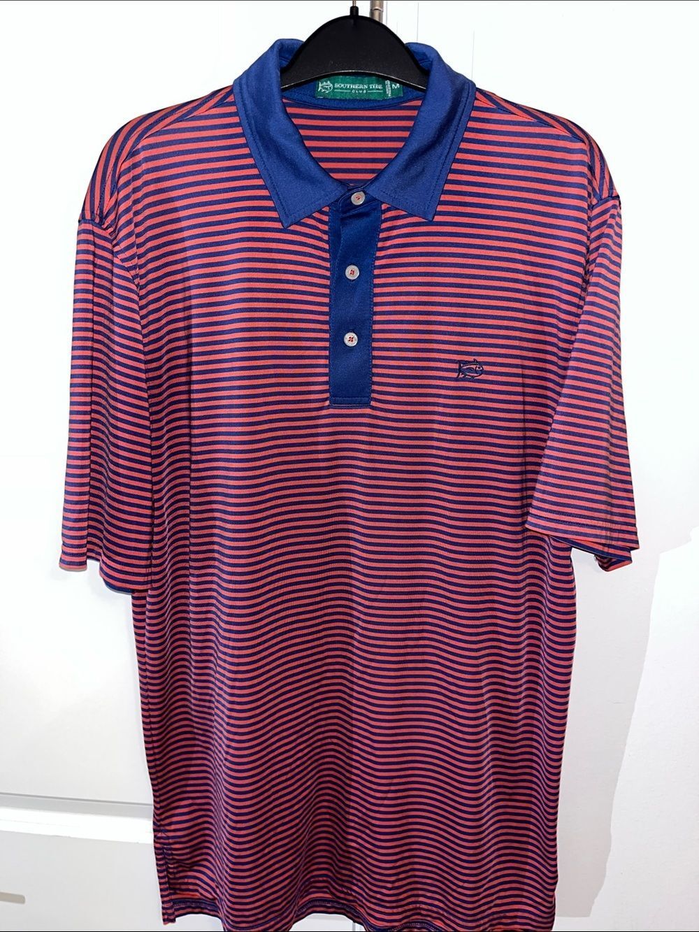 Southern Tide The Skipjack Tuna Golf Polo Shirt M Club Performance Model